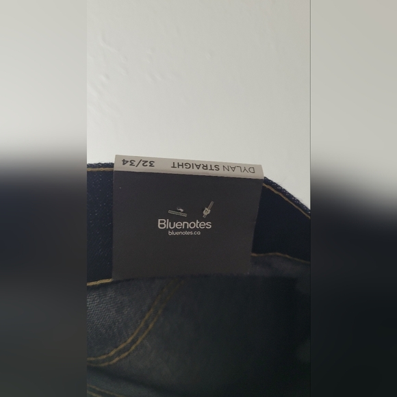 Blue Notes Men's Jeans Size 32x34 Straight Leg Blue Denim Dylan - Picture 8 of 9